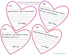Valentine Love Notes