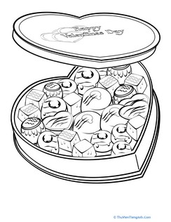 Valentine’s Coloring Page