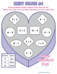 Valentine’s Day Math Facts #4