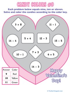 Valentine’s Day Math Facts #9