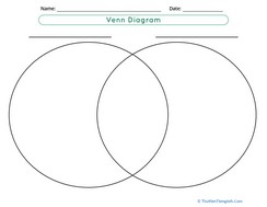 Graphic Organizer Template: Venn Diagram