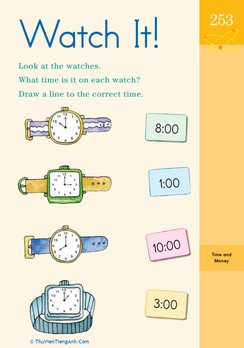 Watch It! Practice Telling Time