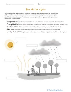 Water Cycle Matching