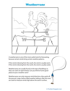 Weathervane Coloring Page