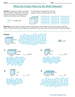 What Do Cubes Have to Do With Volume?