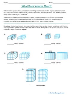 What Does Volume Mean?
