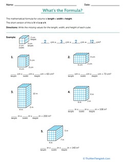 What’s the Formula?