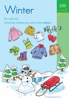 Winter Wear: Learning About the Seasons