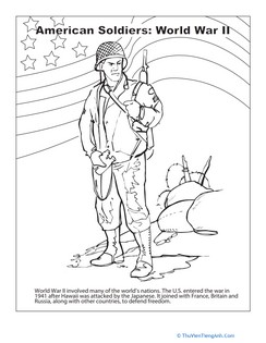 World War II Coloring Page
