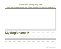 Write and Draw Story Time: Dog