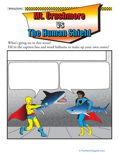 Superhero Showdown: Shark Attack!