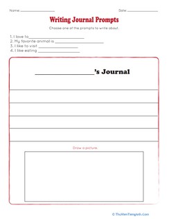 Writing Journal Prompts