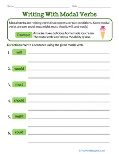 Writing With Modal Verbs