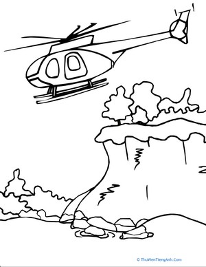 Color the Helicopter