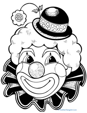 Color the Circus Clown