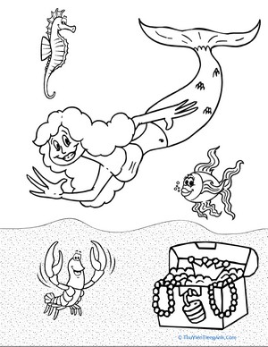 Color the Mermaid