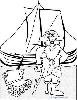 Color the Pirate Captain