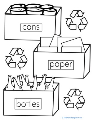 Color the Recycling