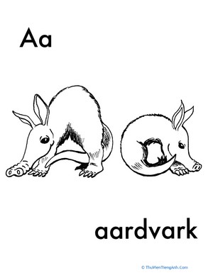 A for Aardvark