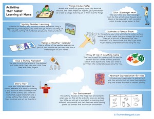 Activities That Foster Learning at Home