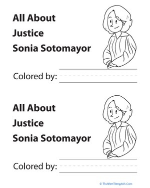 All About Sonia Sotomayor Reader