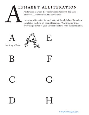 Alphabet Alliteration