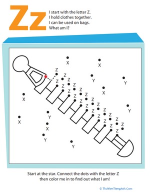 Alphabet Dot-to-Dot: Z