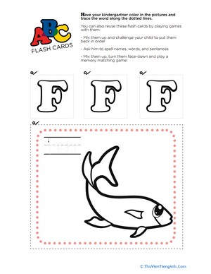 Alphabet Flashcards: F