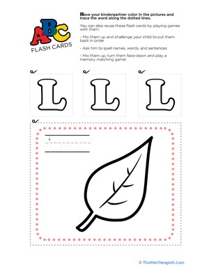 Alphabet Flashcards: L