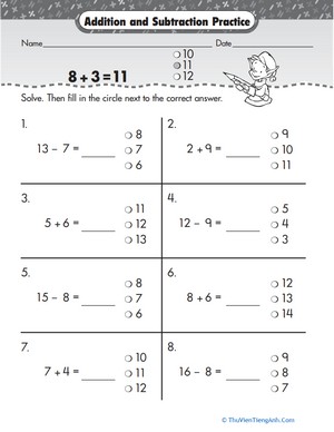 What’s the Answer? Addition and Subtraction