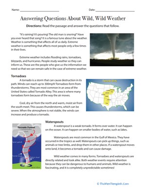 Answering Questions About Wild, Wild Weather