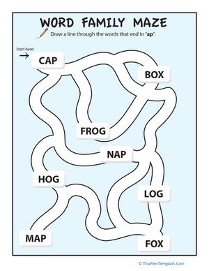 ap Word Family Maze