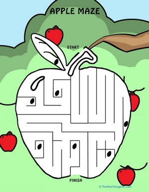 Fruit Maze: Apple