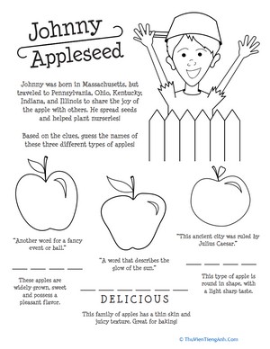 Apple Names and Johnny Appleseed