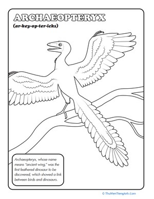 Archaeopteryx Dot to Dot