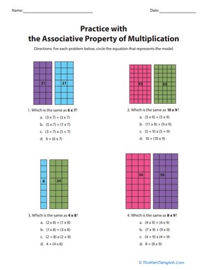 Associative Property Multiplication