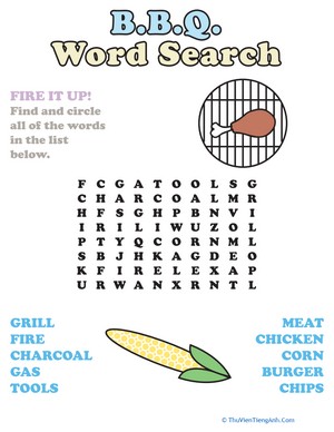 BBQ Word Search