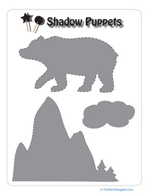 Bear Shadow Puppet