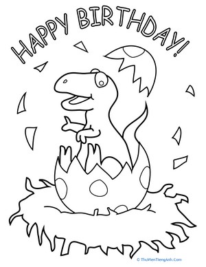 Happy Birthday Dinosaur!