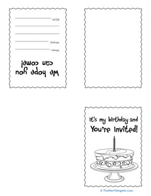 Make Your Own Birthday Invitations #3
