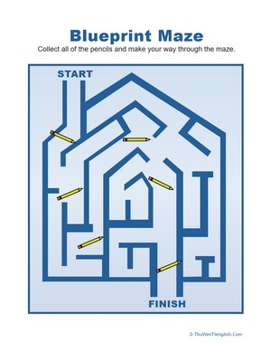 Blueprint Maze