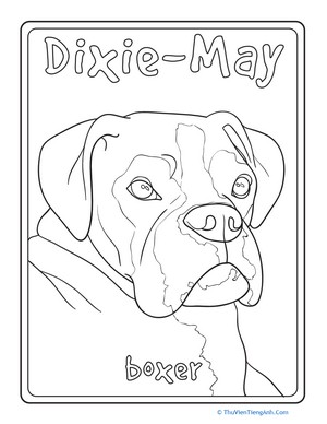 Color Your Mutt: Dixie-May