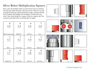 Build a Robot: Multiplication #1