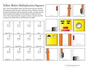 Build a Robot: Multiplication #2