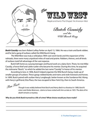The Wild West: Butch Cassidy