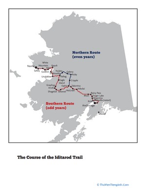 Calculating Distances on the Iditarod Trail