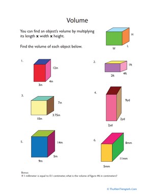 Calculating Volume