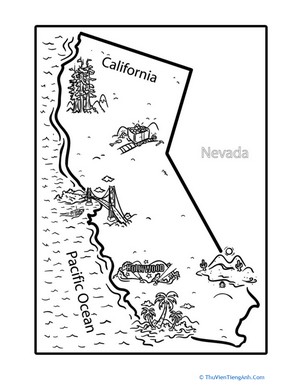 California Coloring Page