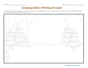 Camping Safety Writing Prompt