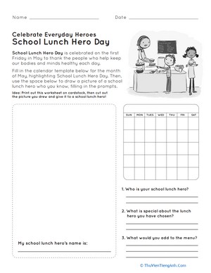 Celebrate School Lunch Hero Day